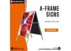 A frame Signs